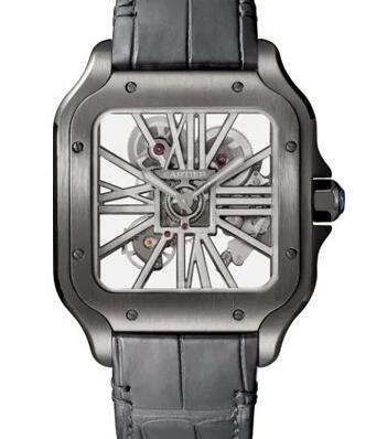 The skeleton dial looks eye-catching.